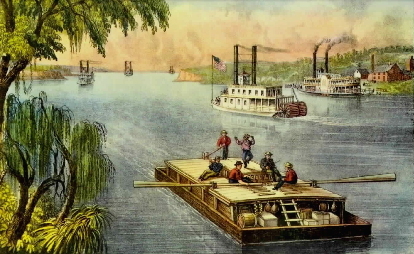 Пароходы Миссисипи 19 века